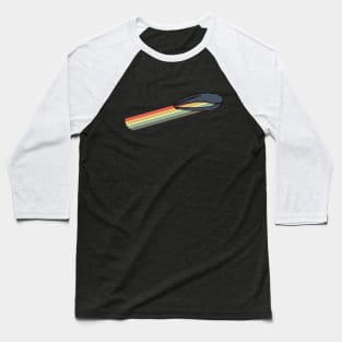 Farscape Shirt | Retro Moya Leviathan - Rainbow Starburst Baseball T-Shirt